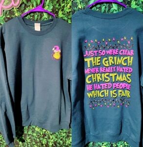 Grinch crewneck